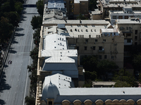 A view during first practice ahead of the Formula 1 Grand Prix of Azerbaijan at Baku City Circuit in Baku, Azerbaijan on September 13, 2024....