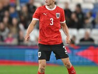 Benjamin Bockle (3 Austria) during the International Friendly match between England Under 21s and Austria Under 21s at Kenilworth Road in Lu...