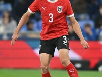 Benjamin Bockle (3 Austria) controls the ball during the International Friendly match between England Under 21s and Austria Under 21s at Ken...