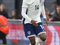 Samuel Lling Junior (14, England) controls the ball during the International Friendly match between England Under 21s and Austria Under 21s...