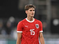 Leon Grgic (15, Austria) looks on during the International Friendly match between England Under 21s and Austria Under 21s at Kenilworth Road...