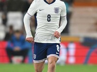 Alex Scott (8 England) goes forward during the International Friendly match between England Under 21s and Austria Under 21s at Kenilworth Ro...