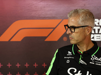 Alessandro Alunni Bravi during press conference before second practice ahead of the Formula 1 Grand Prix of Azerbaijan at Baku City Circuit...