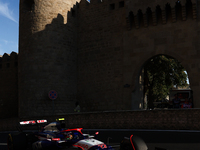 Yuki Tsunoda of RB during second practice ahead of the Formula 1 Grand Prix of Azerbaijan at Baku City Circuit in Baku, Azerbaijan on Septem...