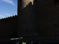 Lewis Hamilton of Mercedes during second practice ahead of the Formula 1 Grand Prix of Azerbaijan at Baku City Circuit in Baku, Azerbaijan o...