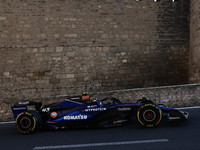 Franco Colapinto of Williams during second practice ahead of the Formula 1 Grand Prix of Azerbaijan at Baku City Circuit in Baku, Azerbaijan...