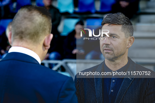 ADO Den Haag trainer Darije Kalezic is present during the match between Den Bosch and ADO at De Vliert for the Keuken Kampioen Divisie seaso...