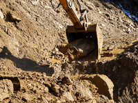 Landslides occur due to heavy rainfall in Taplejung, Nepal, on September 08, 2024 (