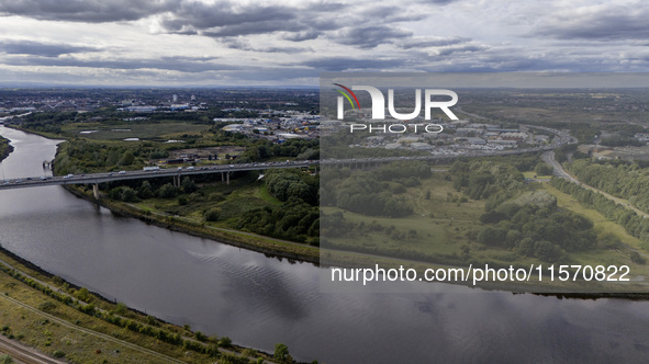 The A19 Tees Viaduct, or Tees Flyover, is a high-level six-lane dual carriageway road bridge in the North East of England, carrying the main...