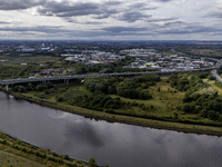 The A19 Tees Viaduct, or Tees Flyover, is a high-level six-lane dual carriageway road bridge in the North East of England, carrying the main...