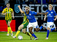 FC Den Bosch player Danzell Gravenberch and ADO Den Haag player Juho Kilo during the match between Den Bosch and ADO at De Vliert for the Ke...