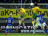 ADO Den Haag player Diogo Tomas scores, but it is offside during the match between Den Bosch and ADO at De Vliert for the Keuken Kampioen Di...