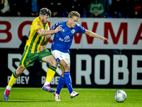 ADO Den Haag player Jordan Lee Bonis and FC Den Bosch player Stan Henderikx during the match between Den Bosch and ADO at De Vliert for the...