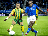 ADO Den Haag player Steven van der Sloot and FC Den Bosch player Danzell Gravenberch during the match Den Bosch vs. ADO at De Vliert for the...