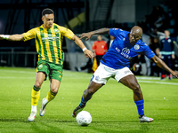 ADO Den Haag player Steven van der Sloot and FC Den Bosch player Danzell Gravenberch during the match Den Bosch vs. ADO at De Vliert for the...