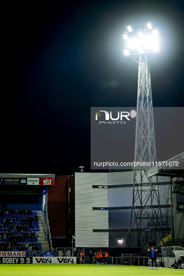 The atmosphere in the stadium during the match between Den Bosch and ADO at De Vliert for the Keuken Kampioen Divisie season 2024-2025 in De...