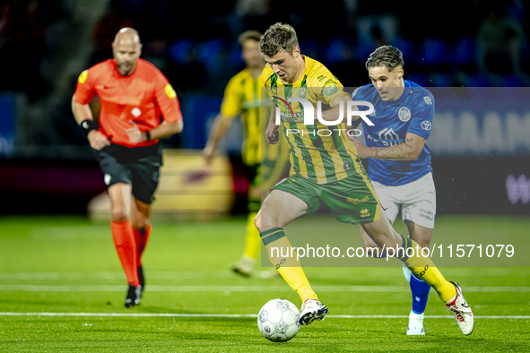 ADO Den Haag player Jari Vlak during the match between Den Bosch and ADO at De Vliert for the Keuken Kampioen Divisie season 2024-2025 in De...