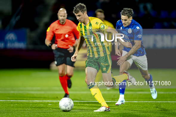 ADO Den Haag player Jari Vlak during the match between Den Bosch and ADO at De Vliert for the Keuken Kampioen Divisie season 2024-2025 in De...