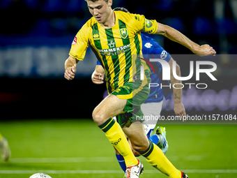 ADO Den Haag player Jari Vlak during the match between Den Bosch and ADO at De Vliert for the Keuken Kampioen Divisie season 2024-2025 in De...