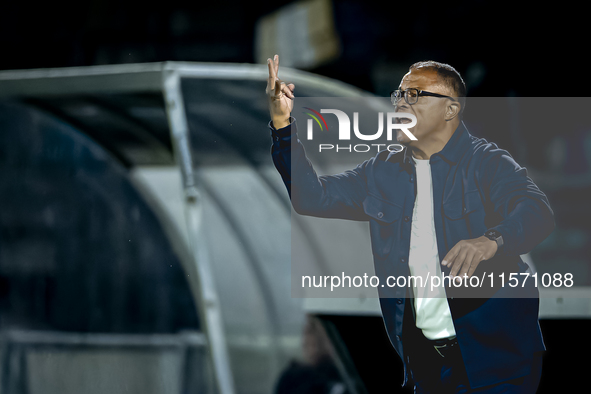 FC Den Bosch trainer David Nascimento is present during the match between Den Bosch and ADO at De Vliert for the Keuken Kampioen Divisie sea...