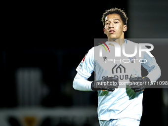 FC Den Bosch goalkeeper Tjemme Bijlsma during the match between Den Bosch and ADO at De Vliert for the Keuken Kampioen Divisie season 2024-2...