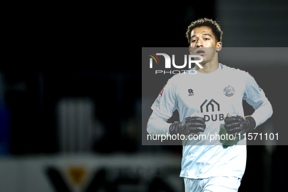 FC Den Bosch goalkeeper Tjemme Bijlsma during the match between Den Bosch and ADO at De Vliert for the Keuken Kampioen Divisie season 2024-2...