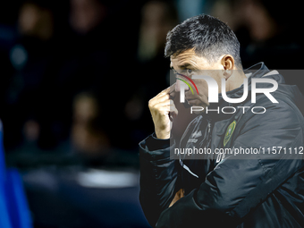 ADO Den Haag trainer Darije Kalezic is present during the match between Den Bosch and ADO at De Vliert for the Keuken Kampioen Divisie seaso...