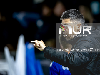 ADO Den Haag trainer Darije Kalezic is present during the match between Den Bosch and ADO at De Vliert for the Keuken Kampioen Divisie seaso...