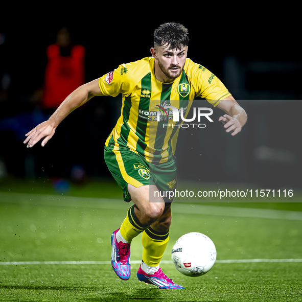 ADO Den Haag player Jordan Lee Bonis during the match Den Bosch vs. ADO at De Vliert for the Keuken Kampioen Divisie season 2024-2025 in Den...