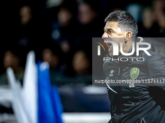 ADO Den Haag trainer Darije Kalezic is present during the match between Den Bosch and ADO at De Vliert for the Keuken Kampioen Divisie seaso...