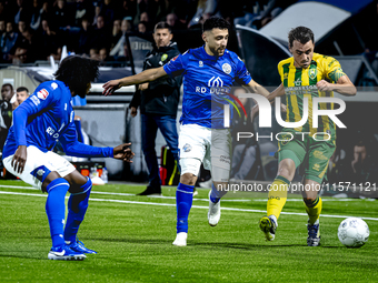 FC Den Bosch player Hicham Acheffay and ADO Den Haag player Daryl van Mieghem during the match between Den Bosch and ADO at De Vliert for th...