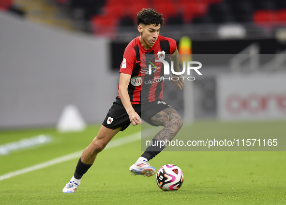 Andre Amaro of Al Rayyan SC plays in the Ooredoo Qatar Stars League 24/25 match between Al Rayyan SC and Al Shahania SC at Ahmad Bin Ali Sta...