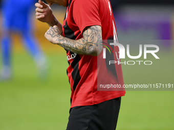 Roger Krug Guedes of Al Rayyan SC celebrates after scoring a goal during the Ooredoo Qatar Stars League 24/25 match between Al Rayyan SC and...