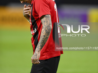 Roger Krug Guedes of Al Rayyan SC celebrates after scoring a goal during the Ooredoo Qatar Stars League 24/25 match between Al Rayyan SC and...