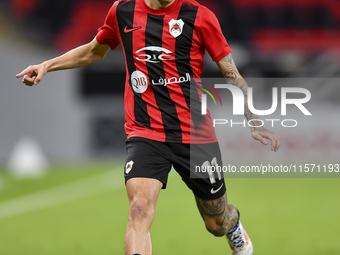 Gabriel Pereira of Al Rayyan SC plays in the Ooredoo Qatar Stars League 24/25 match between Al Rayyan SC and Al Shahania SC at Ahmad Bin Ali...