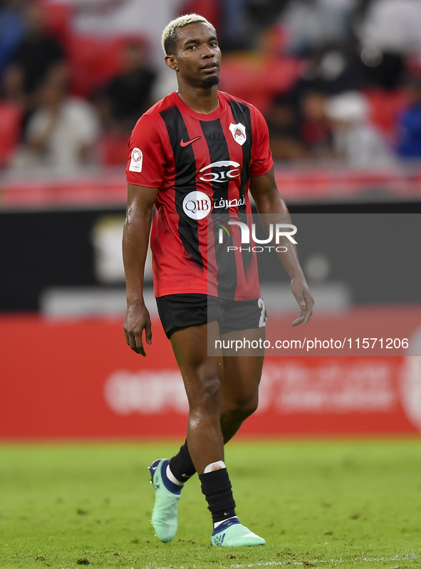 Thiago Henrique Mendes of Al Rayyan SC plays in the Ooredoo Qatar Stars League 24/25 match between Al Rayyan SC and Al Shahania SC at Ahmad...