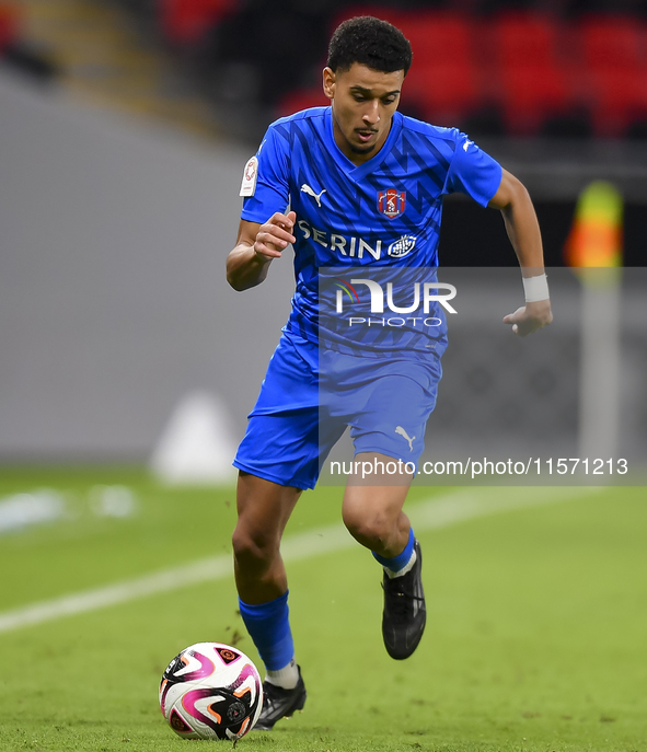 Al Shahania SC plays in the Ooredoo Qatar Stars League 24/25 match between Al Rayyan SC and Al Shahania SC at Ahmad Bin Ali Stadium in Rayya...