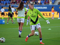 Sanni Franssi plays during the match between FC Barcelona Women and Real Sociedad Women, corresponding to week 2 of the Liga F, at the Johan...