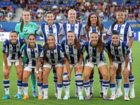 The Real Sociedad team during the match between FC Barcelona Women and Real Sociedad Women, corresponding to week 2 of the Liga F, at the Jo...