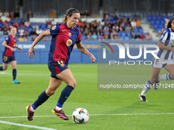 Aitana Bonmati plays during the match between FC Barcelona Women and Real Sociedad Women, corresponding to week 2 of the Liga F, at the Joha...