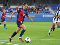 Aitana Bonmati plays during the match between FC Barcelona Women and Real Sociedad Women, corresponding to week 2 of the Liga F, at the Joha...