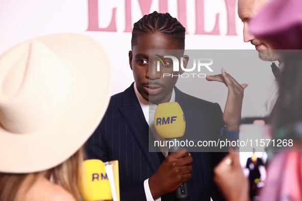 Actor Samuel Arnold attends the premiere of the season fourth part two of 'Emily in Paris' Netflix series in Krakow, Poland on September 12t...