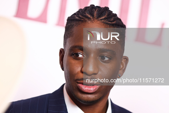 Actor Samuel Arnold attends the premiere of the season fourth part two of 'Emily in Paris' Netflix series in Krakow, Poland on September 12t...