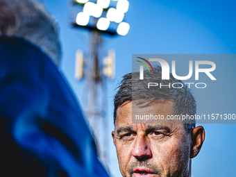 ADO Den Haag trainer Darije Kalezic is present during the match between Den Bosch and ADO at De Vliert for the Keuken Kampioen Divisie seaso...