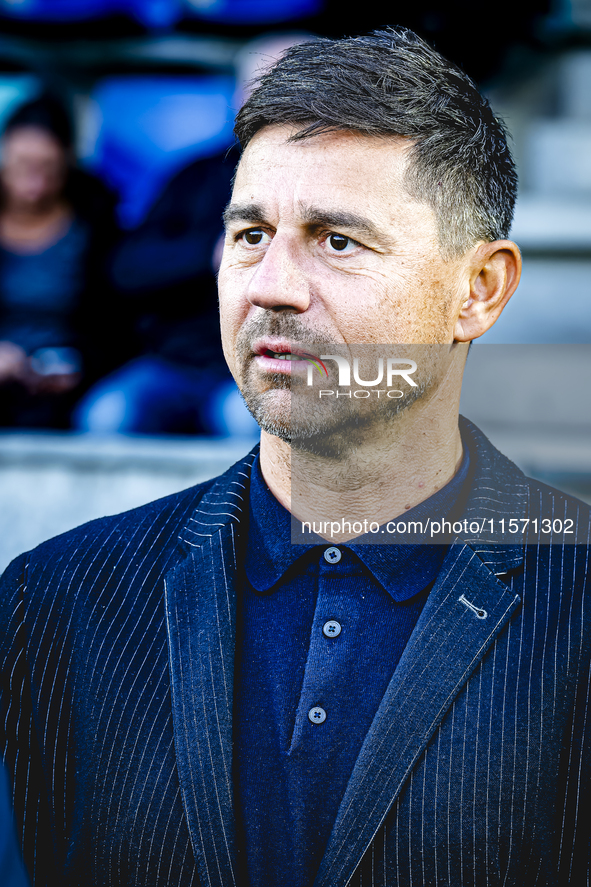 ADO Den Haag trainer Darije Kalezic is present during the match between Den Bosch and ADO at De Vliert for the Keuken Kampioen Divisie seaso...