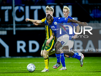 FC Den Bosch player Danzell Gravenberch plays during the match between Den Bosch and ADO at De Vliert for the Keuken Kampioen Divisie season...