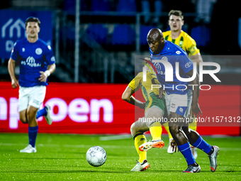 FC Den Bosch player Danzell Gravenberch plays during the match between Den Bosch and ADO at De Vliert for the Keuken Kampioen Divisie season...