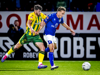 ADO Den Haag player Jordan Lee Bonis and FC Den Bosch player Stan Henderikx during the match between Den Bosch and ADO at De Vliert for the...