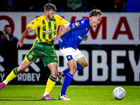 ADO Den Haag player Jordan Lee Bonis and FC Den Bosch player Stan Henderikx during the match between Den Bosch and ADO at De Vliert for the...