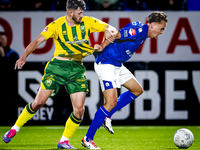 ADO Den Haag player Jordan Lee Bonis and FC Den Bosch player Stan Henderikx during the match between Den Bosch and ADO at De Vliert for the...